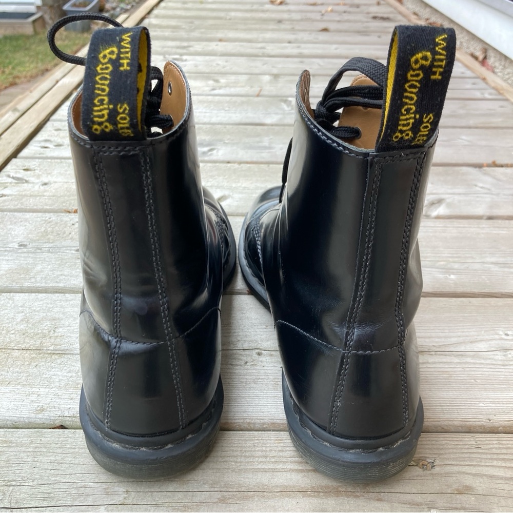 Dr. Martens Winchester II Leather Dress Boots Doc Martens Men’s 11 Black Smooth - Picture 6 of 13